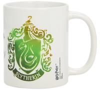 Harry Potter Slytherin and Hogwarts Crests Ceramic Mug in Presentation Box - Official Merchandise