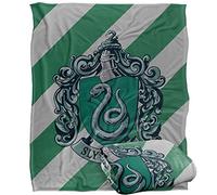 HARRY POTTER Slytherin Crest 4 Officially Licensed Silky Touch Super Soft Throw Blanket 152 x 127 cm