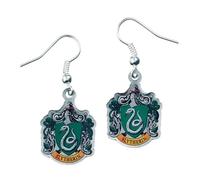 Harry Potter Slytherin Crest Drop Earrings - Polished Quality | Acotis - Zinc / Copper / Aluminium