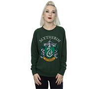 Harry Potter Women's Slytherin Crest Sweatshirt Forest Green XX-Large