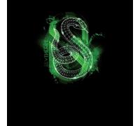 Harry Potter Slytherin Geometric Women's T-Shirt - Black - L