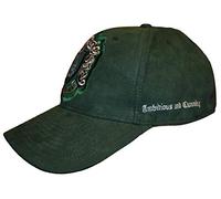 Harry Potter Slytherin Green Baseball Cap, Hogwarts House Hat with Embroidered Crest, Brushed Cotton, Adjustable Buckle, Unisex Hat for Men & Women