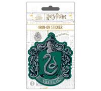 Harry Potter Slytherin Iron-On Sticker (One Size) (Green/Silver)