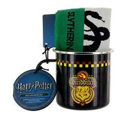 Harry Potter Slytherin Quidditch Tin Mug and Socks Set