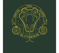 Harry Potter Slytherin Snake Badge Men's T-Shirt - Forest Green - XL