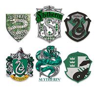 Harry Potter Slytherin Sticker Pack Die Cut Vinyl Large Deluxe Stickers Variety Pack - Laptop, Water Bottle, Scrapbooking, Tablet, Skateboard, Indoor/Outdoor - Set