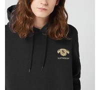 Harry Potter Slytherin Unisex Embroidered Hoodie - Black | Size: Small Harry Potter Black S