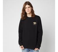 Harry Potter Slytherin Unisex Embroidered Sweatshirt - Black - S