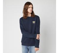Harry Potter Slytherin Unisex Embroidered Sweatshirt - Navy - XXL