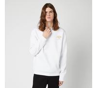 Harry Potter Slytherin Unisex Embroidered Sweatshirt - White - M