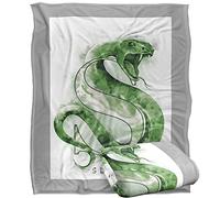 HARRY POTTER Slytherin Wash Officially Licensed Silky Touch Super Soft Throw Blanket 152 x 127 cm