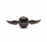 Harry Potter Snitch Fidget Hand Spinner Gadget for Kids & Adults Metal Sensory Harry Potter Toys Gadget Spinning Top Focus Toy Fingertip (Chrome Black)