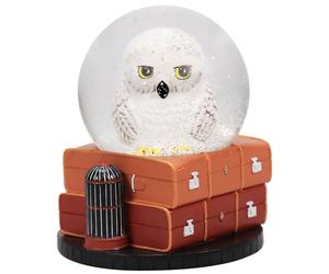 Harry Potter Snow Globe Hedwig Owl Luggage Festive Glass Polyresin with Gift Box oes Not Apply]