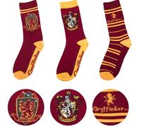 Harry Potter Socks 3 Pack Gryffindor Socks