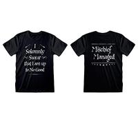 Harry Potter Solemnly Swear Adults Black T-Shirt - Large