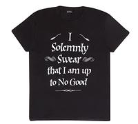 Harry Potter Solemnly Swear Adults Black T-Shirt - X Large