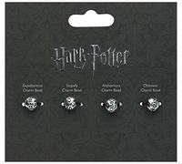 HARRY POTTER Silver Plated Spell Beads - Pk 4