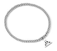 Harry Potter Stainless Steel Deathly Hallows Ball Bead Bracelet