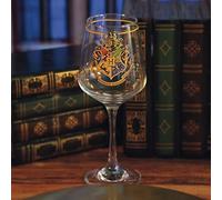 ABYstyle Wine Glass – Harry Potter Hogwarts Emblem – Transparent, One Size