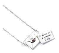 Harry Potter Sterling Silver Acceptance Letter Necklace in Opening Envelope by The Carat Shop