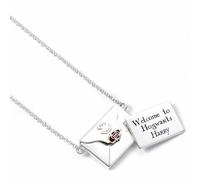 Harry Potter Sterling Silver Acceptance Letter Necklace in Opening Envelope - - Sterling Silver / Copper