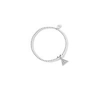 Harry Potter Sterling Silver Ball Bead Bracelet & Deathly Hallow Charm with Crystal Elements