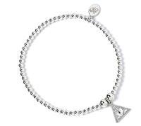 Harry Potter Sterling Silver Ball Bead Deathly Hallow Bracelet - Sterling Silver / Copper