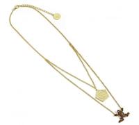 Harry Potter Sterling Silver Chocolate frog Necklace with Crystal Elements - - Sterling Silver / Copper