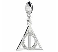 Harry Potter Sterling Silver Crystal Deathly Hallows Slider Charm