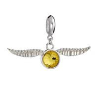 Harry Potter Sterling Silver Crystal Golden Snitch Slider Charm