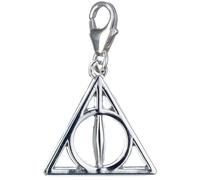 The Carat Shop Official Sterling Silver Harry Potter Jewellery Deathly Hallows Clip on Charm