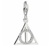 Harry Potter Sterling Silver Deathly Hallows Clip On Charm With Claw Set - Sterling Silver / Copper