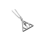 Harry Potter Sterling Silver Deathly Hallows Necklace - Bold Statement | - Sterling Silver / Copper