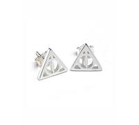 Harry Potter Sterling Silver Deathly Hallows Stud Earrings, One Colour One Colour