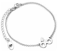 Harry Potter Sterling Silver Glasses & Lightning Bolt Charm Bracelet SCB00528 - Sterling Silver / Copper