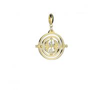 Harry Potter Sterling Silver Gold Plated Time Turner Slider Charm with - Sterling Silver / Copper