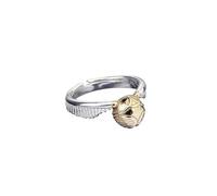 Harry Potter Sterling Silver Golden Snitch Ring - Size S - Sterling Silver / Copper