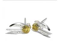 Sterling Silver Golden Snitch Stud Earrings