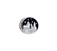 Harry Potter Sterling Silver Hogwarts Castle Spacer Bead