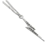 Harry Potter Sterling Silver Lightening Bolt Crystal Necklace by The Carat Shop