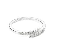 Harry Potter Sterling Silver Lightning Bolt Ring with Crystals Size - XL