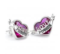Harry Potter Sterling Silver Love Potion Stud Earrings with Crystal Elements - Sterling Silver / Copper