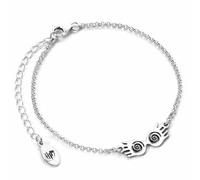 Harry Potter Sterling Silver Luna Specs Charm Bracelet