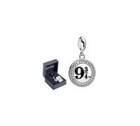 Harry Potter Sterling Silver Platform 9 3/4 Slider Charm with Swarovski Crystals