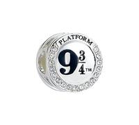 Harry Potter Sterling Silver Platform 9 3/4 Spacer Bead SB0011 - - Sterling Silver / Copper