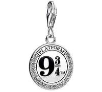 Harry Potter Sterling Silver Crystal Platform 9 3/4 Pendant