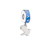 Harry Potter Sterling Silver Blue Enamel Ravenclaw Slider Charm