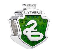 Harry Potter Sterling Silver Slytherin Spacer Bead SB000223 - - Sterling Silver / Copper