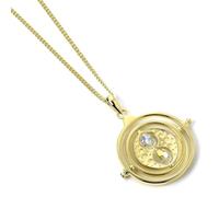 Harry Potter Time Turner Gold Plated Sterling Silver Necklace with Swarovski Crystals