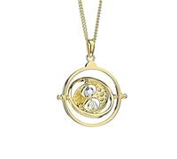 Harry Potter Time Turner Gold Plated Sterling Silver Necklace with Swarovski Crystals